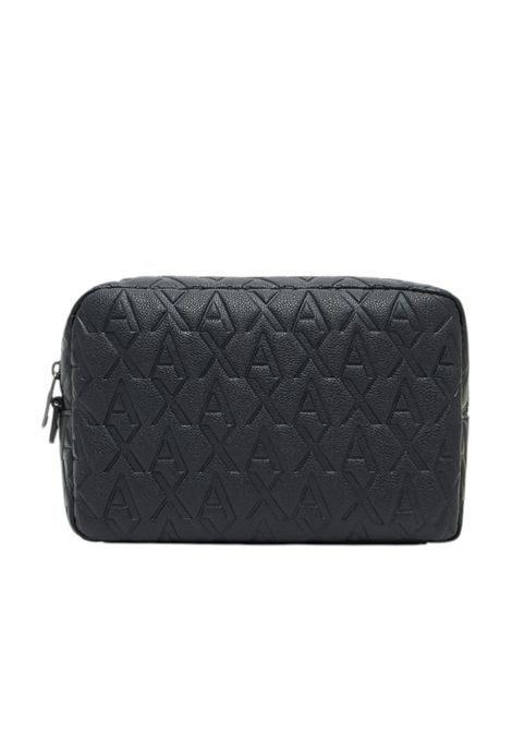 Pochette con logo goffrato all over ARMANI EXCHANGE | Beauty Case | XM001272 AF12133UC001